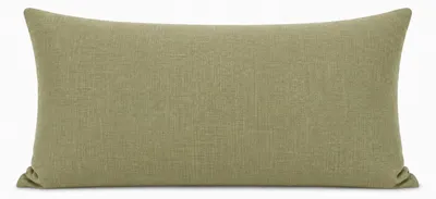 Produktbild von Kissenbezug 40x60 grün hell Kissenhülle Struktur Leinenoptik Deko Kissen