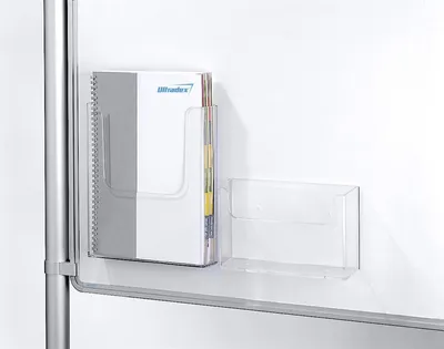 Produktbild von Prospektbox A6 quer magnetisch B165xH120xT40mm transparent