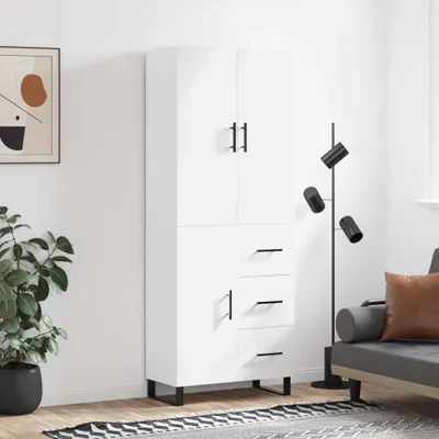 Produktbild von vidaXL Highboard Weiß 69,5x34x180 cm Holzwerkstoff