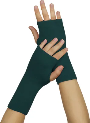Produktbild von wobera Angora Pulswärmer oder Stulpen mit Daumenloch (Gr. 1, Farbe: petrol)