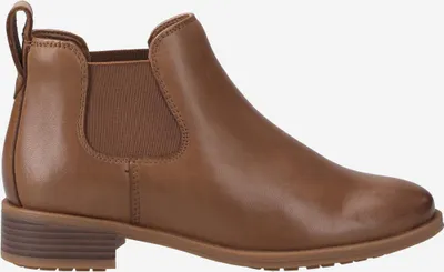 Produktbild von Clarks Havm Top 26178718 4, Stiefeletten, Chelsea Boots in Braun für Damen, Größe 41