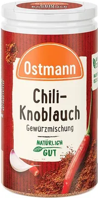Produktbild von Ostmann Chili-Knoblauch Gewürzmischung Streudose 40g