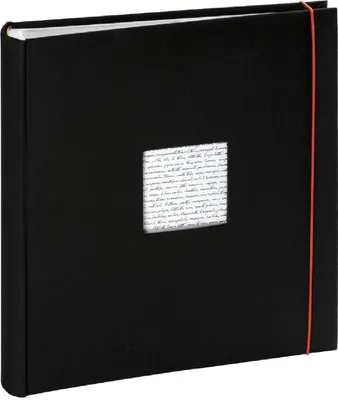 Zdjęcie produktu dla Panodia album typu slip-in Linea czarny na 500 zdjęć 11x15 cm z elastyczną opaską