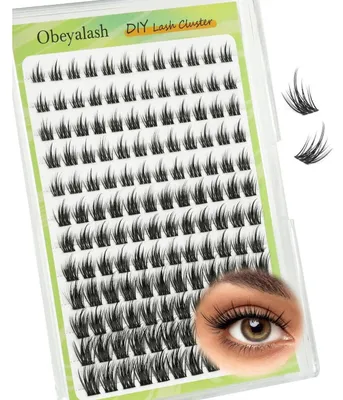 Produktbild von Wimperncluster C Curl DIY Wimpern Extensions 8-16mix Wiederverwendbar & Weich