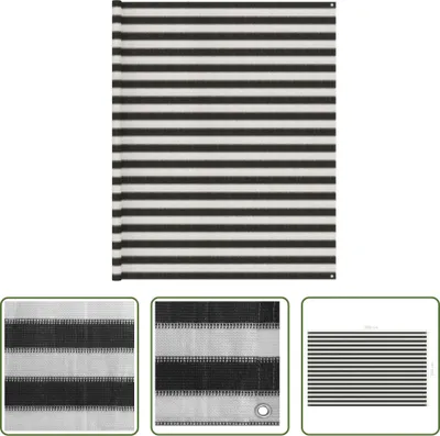 Produktbild von The Living Store Zeltteppich 250x400 cm Anthrazit und Weiß