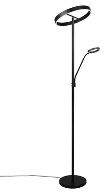 Obrázek produktu pro TRIO 449510232 WILLIS stojacia lampa V1800mm SMD LED 39W/4600lm, 5,5W/550lm 2700+3200+4000K ?ierna matná