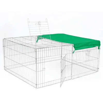 Productafbeelding van Wielink Konijnenren Castle | 144 x 112 x 60 cm