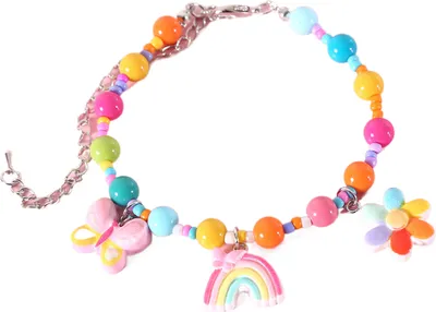 Produktbild von Haustierhalsband, exquisite Verarbeitung, Hunde-Prinzessinnen-Halskette, verstellbar, bunte Katzen-Halskette, Schmuck, Heimtierbedarf