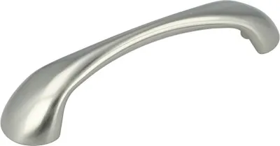 Produktbild von Schubladengriff 128mm Lochabstand Zamak gebürstetes Edelstahl finish