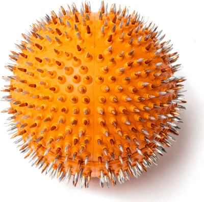 Produktbild von Dr. Lyapko Nadelball 4,0 Ag Orange – Original Massageball mit Nadeln zur Akupressur, Muskelentspannung, Reflexzonenmassage & Förderung der Feinmotorik