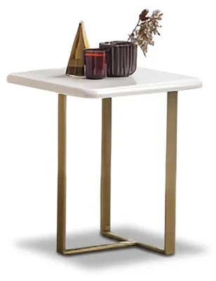 Obrázek produktu pro Moderní odkládací stolek, designový stolek do obývacího pokoje, kovový
