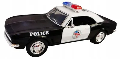 Obrázek produktu pro Kinsmart, model Chevrolet Camaro Z/28, provedení policejního vozu, kovový