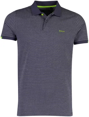 Produktbild von Poloshirt New Zealand blau gestreift Baumwolle