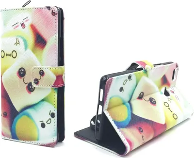 Produktbild von Handyhülle Tasche für Handy Huawei P9 Lite Schriftzug Marshmallows