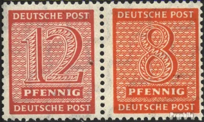 Produktbild von Briefmarken Sowjetische Zone (All.Bes.) 1945 Mi WZd16 postfrisch Ziffer