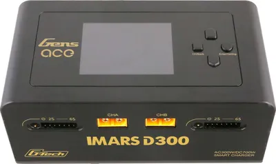 Produktbild von Gens Ace IMARS D300 G-Tech Kanal AC/DC 300W/700W RC Akkuladegerät, Schwarz