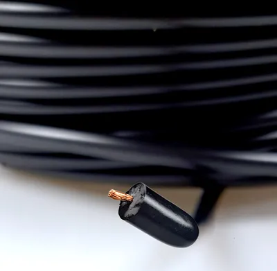 Produktbild von Zündkabel | Schwarz | Ø7mm | 1mm² | Meterware