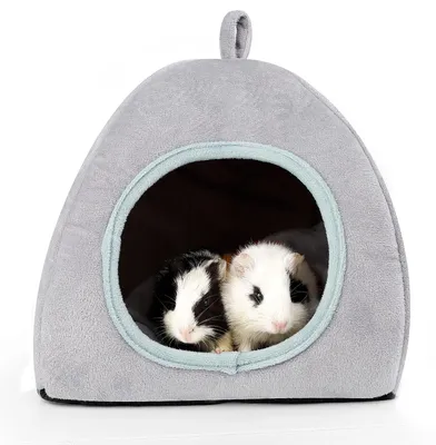 Productafbeelding van Knaagdierverblijf, tentvorm, grijs, voor cavia's, konijnen, 1 stuk