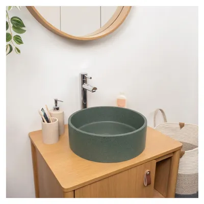 Immagine prodotto di Lavabo da appoggio rotondo SANDY 36x36cm