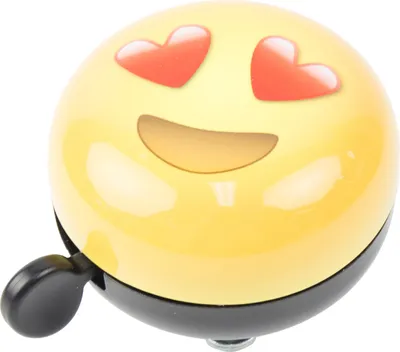 Produktbild von Widek Glocke "Ding Dong Emoji Liebe gelb,rot