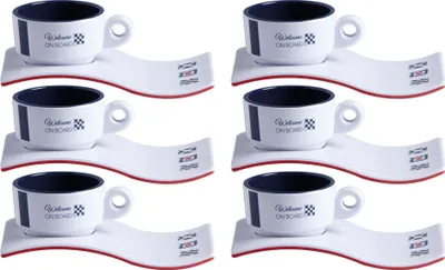 Obrázok produktu pre Šálka na espresso s podšálkou, melamín, Venezia - sada 6 ks