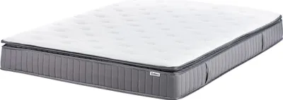 Produktbild von BELIANI Taschenfederkernmatratze 180 x 200 mit Griffen Kühlende Memoryschaum-Füllung Abnehmbarer Bezug hart Modernes Gesteppt Design