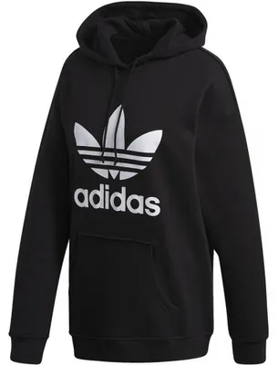 Image de Adidas - Sweat à capuche « Trefoil » pour femmes PP1925 (M) (noir)
