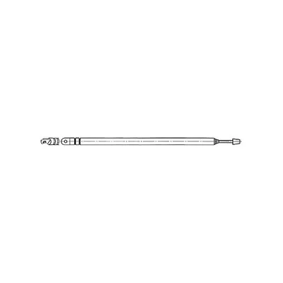 Obrázok produktu pre Anténa teleskopická priemer 6mm 150-635mm 6 dielna