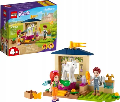 Zdjęcie produktu dla LEGO Friends Kąpiel dla kucyków w stajni, Zestaw do budowania, 4 lat(a), Plastik, 60 szt., 155 g