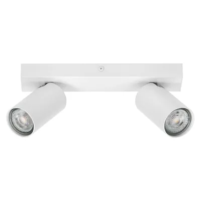 Produktbild von LEDVANCE LED SPOT OCTAGON 2 x 3,4W, GU10, 460lm, weiß, 2.700K Farbtemperatur, warmweiße Lichtfarbe, zeitloses Design, austauschbare LED-Lampe, ideal für Innenräume, CRI 90, verstellbare Köpfe