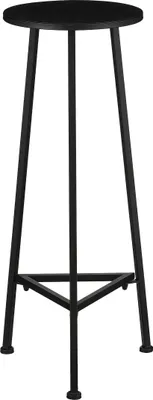 Image de Mica Decorations Adine Table pour plantes - H80 x Ø30 cm - Métal - Noir