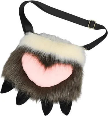 Produktbild von Drachenklauen-Halloween-Tasche – Plüschtier, Kostümaccessoire, Schultasche für Mädchen