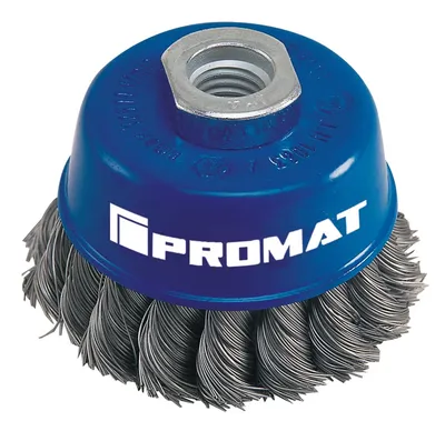 Produktbild von Topfbürste D.65mm Drahtstärke 0,35mm VA 12500min-¹ PROMAT