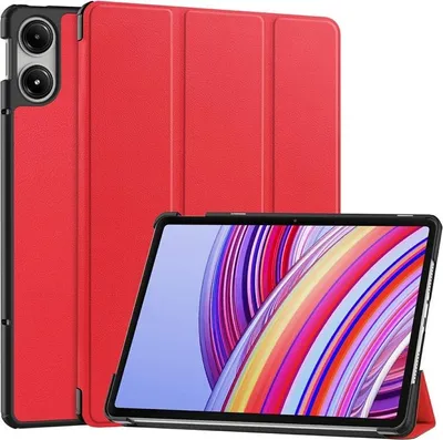 Produktbild von Xiaomi Redmi Pad Pro Hülle - Coverup Tri-Fold Ständer Klapphülle mit Schlaf/Wach-Funktion - Rot