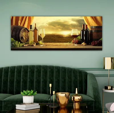 Obrázok produktu pre Wallity, YTY274538_3080, Plátno, Viacfarebné, Drevo, 30 x 80 cm