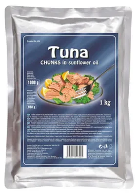 Zdjęcie produktu dla Tuńczyk kawałki w oleju słonecznikowym 1 kg Giana