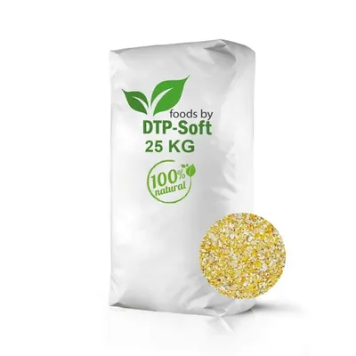 Produktbild von 25KG Drcená kukuřice Krmivo pro drůbež Drcená kukuřice Drcená kukuřice Ptáci Hlodavci Koně 25 KG