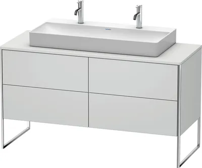 Produktbild von Waschtischunterbau XSQUARE 778x1400x548mm weiß seidenmatt weiß seidenmatt