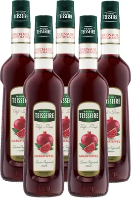 Image de Mathieu Teisseire Sirop pour boissons Grenade 0,7L (paquet de 5)