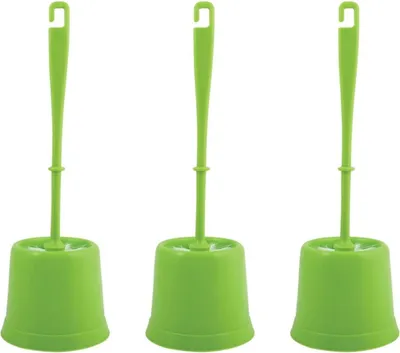Immagine prodotto di MSV Set di 3 scopini WC verdi