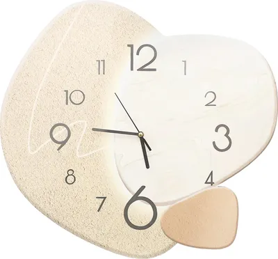 Zdjęcie produktu dla Zegar ścienny, artystyczny design, trwały materiał, typ 2