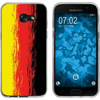 Produktbild von PhoneNatic Case kompatibel mit Samsung Galaxy A3 2017 Silikon-Hülle WM Deutschland M6