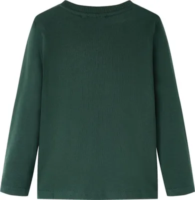 Immagine prodotto di Maglietta da Bambino a Maniche Lunghe Verde Scuro 92