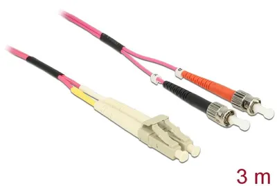 Immagine prodotto di Delock Kabel Lichtwellenleiter LC > ST Multimode OM4 3 m (84687)