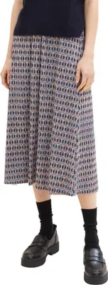 Produktbild von Tom Tailor 1039281 Printed Plissee Midirock Mehrfarbig 40 Frau Mehrfarbig 40
