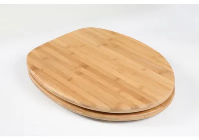 Immagine prodotto di adob sedile wc copriwater bambu scuro natura ecologico cerniere