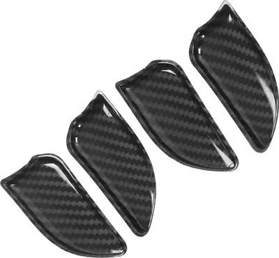 Produktbild von 4 Stück Kohlefaser-Stil Innentürgriffschalenabdeckung Innenverkleidung Ersatz für 3er E46 1998-2004