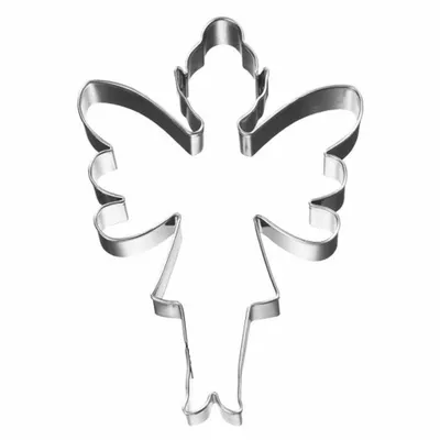 Obrázek produktu pro Birkmann Vykrajovátko na sušenky Fairy Standing, vykrajovátko na sušenky, tvar sušenky, sušenka, nerezová ocel, 11 cm, 197312