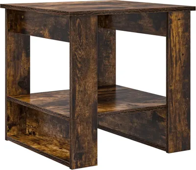 Obrázek produktu pro vidaXL Konferenční stolek kouřový dub 51 x 50 x 50 cm materiál na bázi dřeva