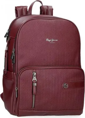 Immagine prodotto di Zaino per laptop Pepe Jeans Sprig bordeaux - 15", elegante zaino urbano, 7912432